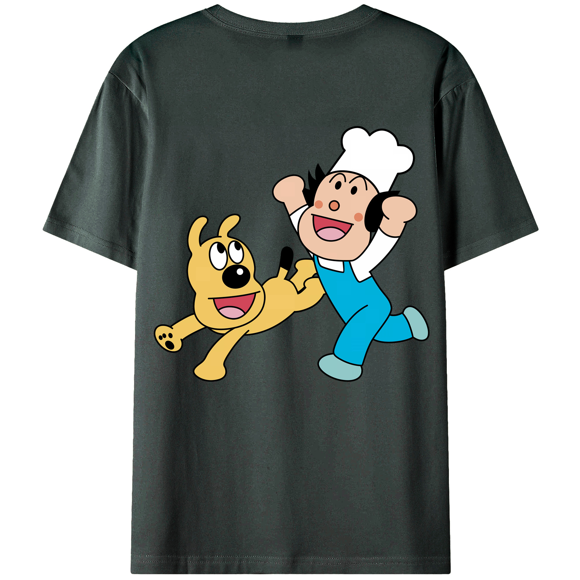 （画像用） アンパンマン Anpanman 綿100％ メンズ半袖Tシャツ（バックプリント） 通気性